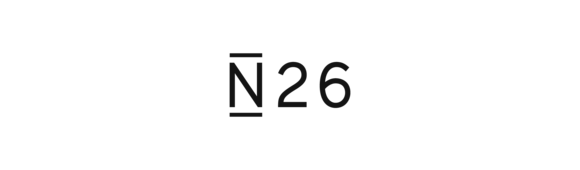 N26 logo black press